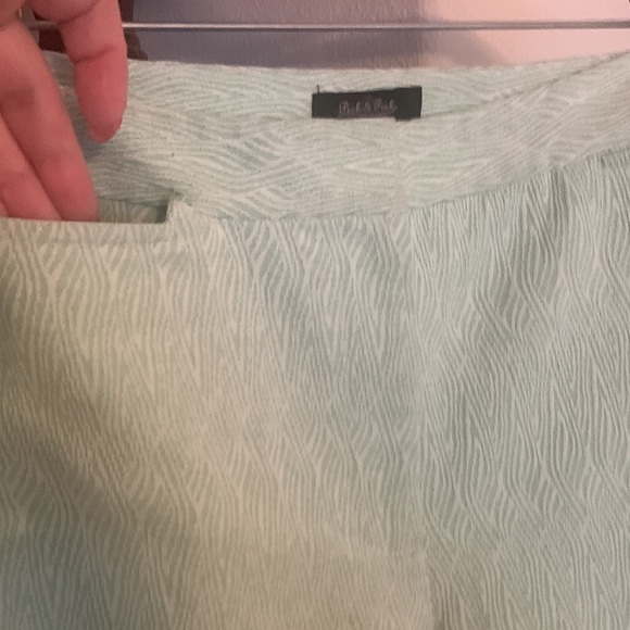 Peck & Peck Light Green Straight Leg Pants - Picture 2 of 5